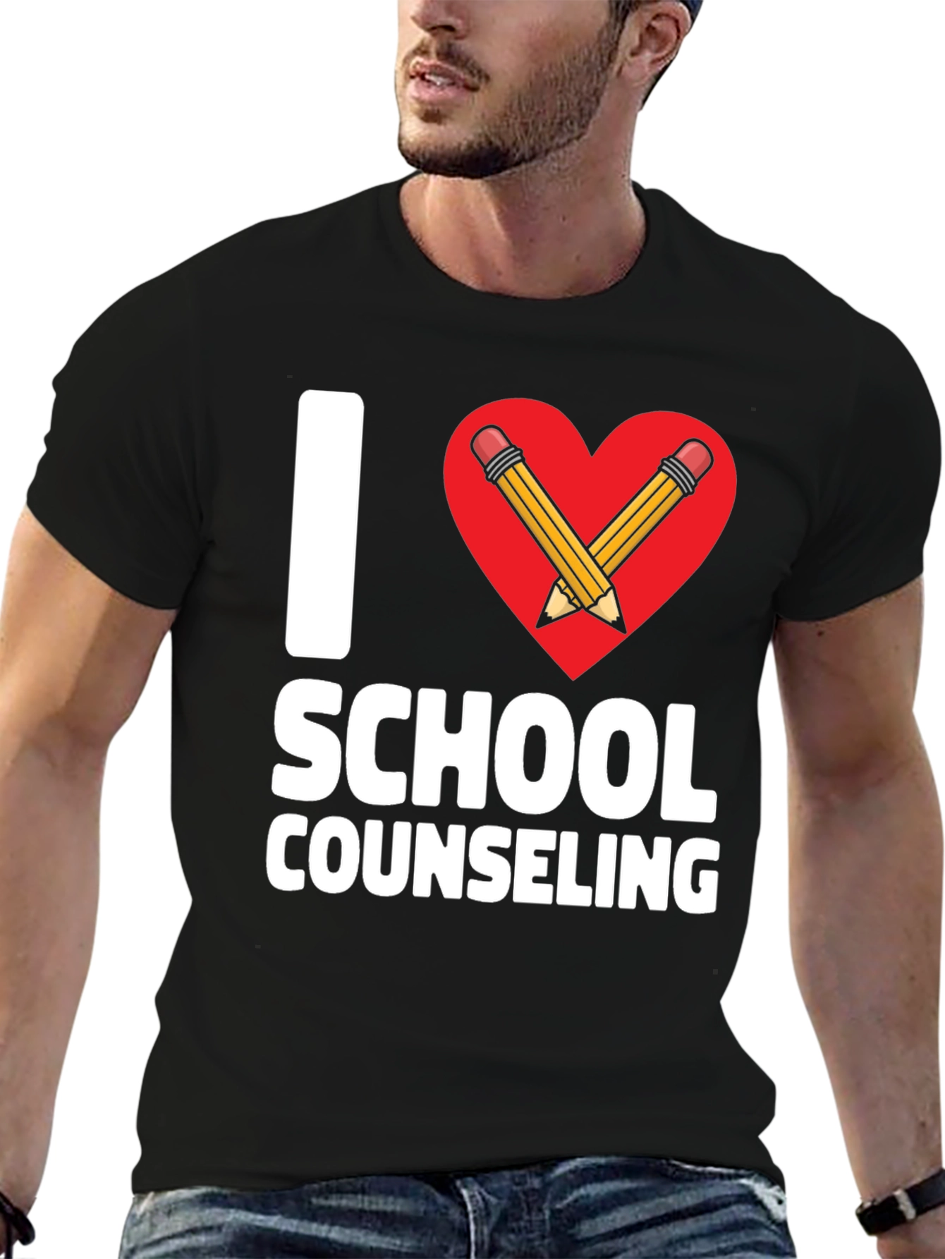 I Heart School Counseling T-Shirt