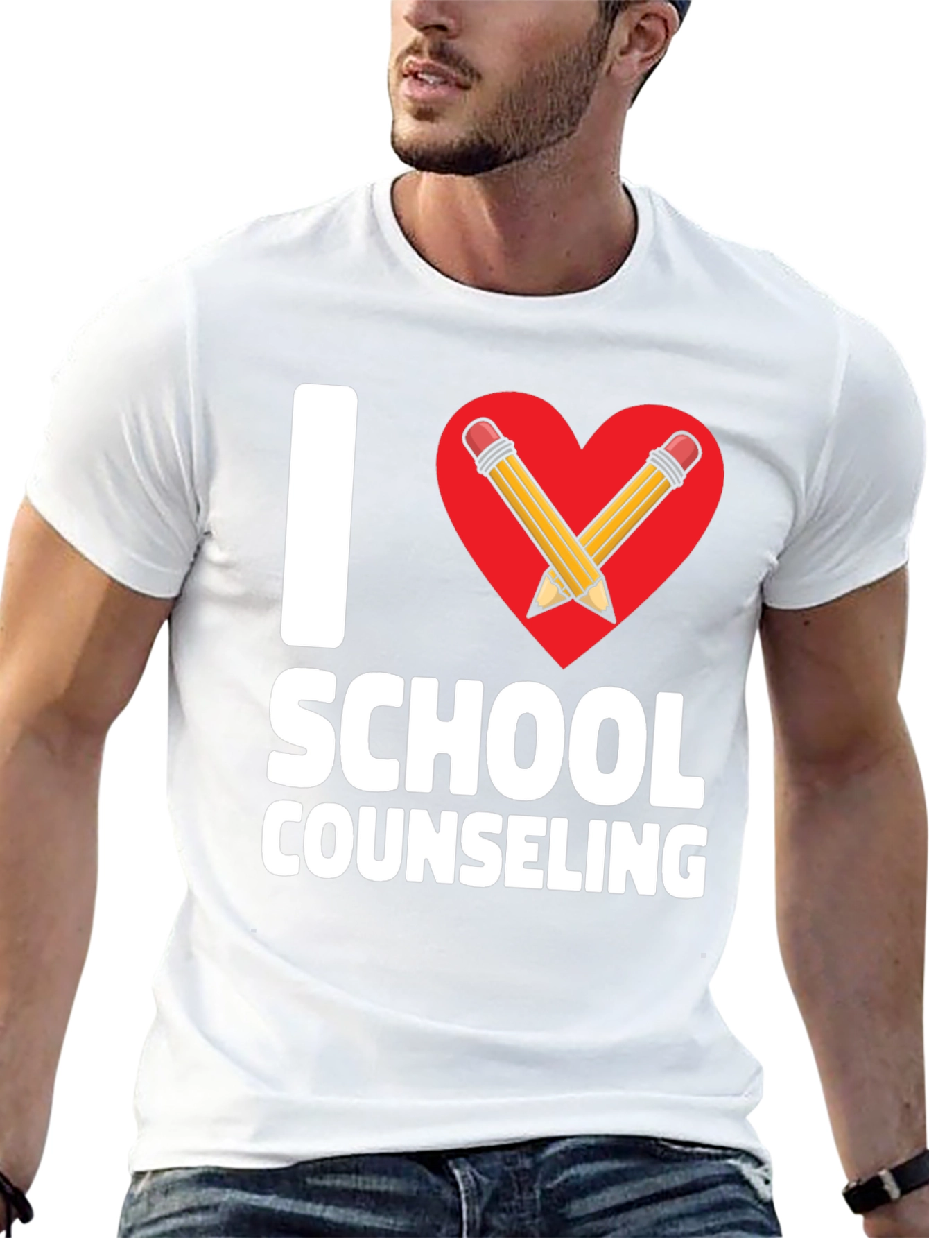 I Heart School Counseling T-Shirt