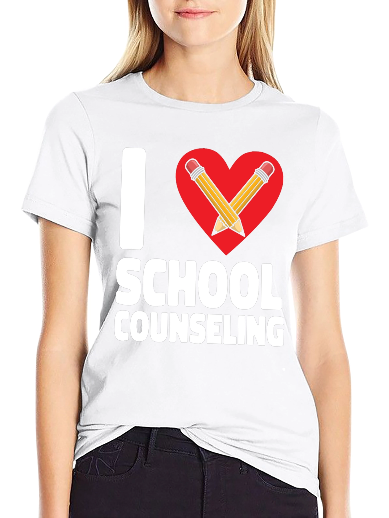 I Heart School Counseling T-Shirt