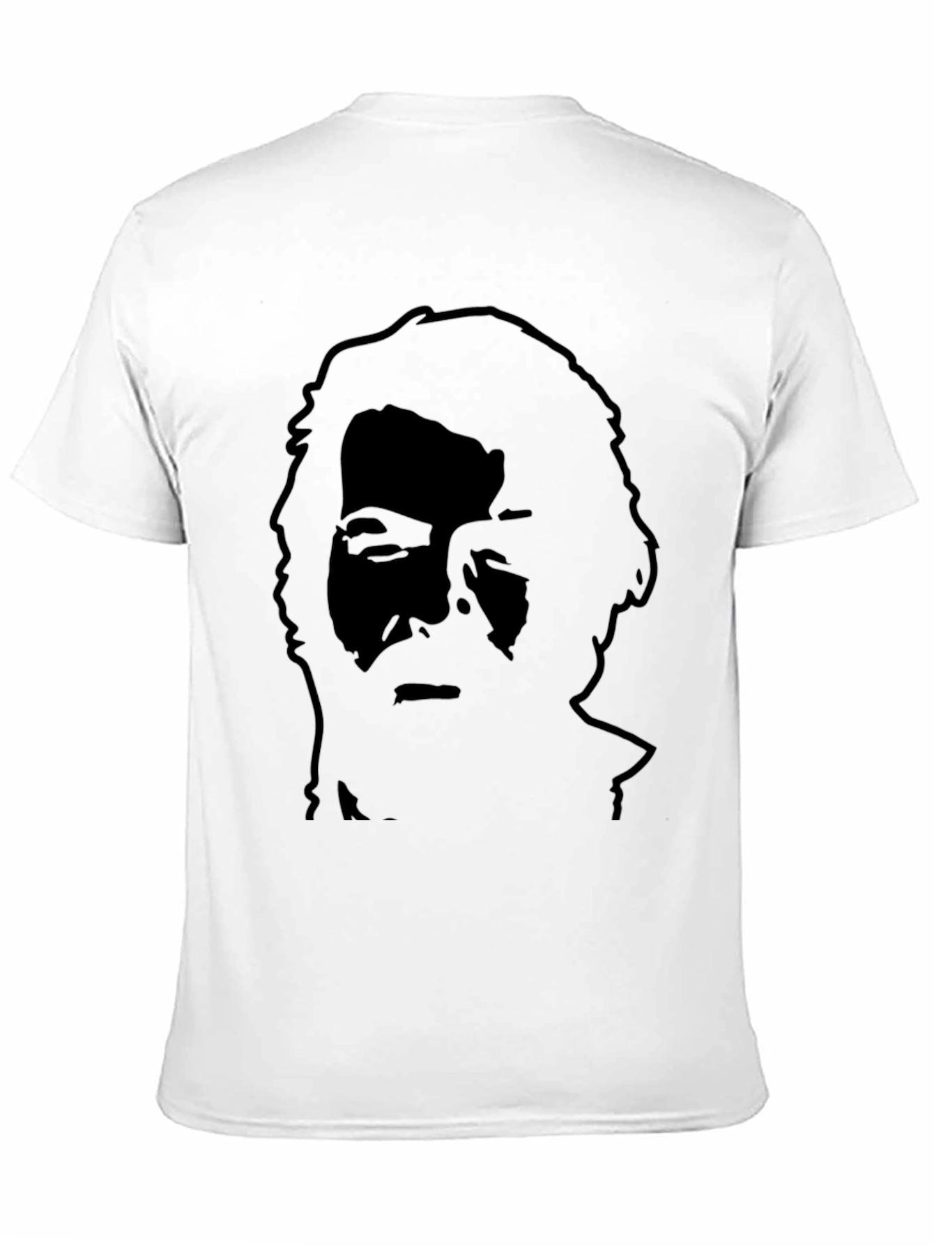 Silhouette Portrait Black T-Shirt