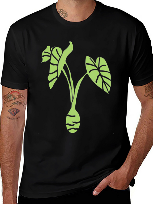 Green Taro Plant Graphic Tee