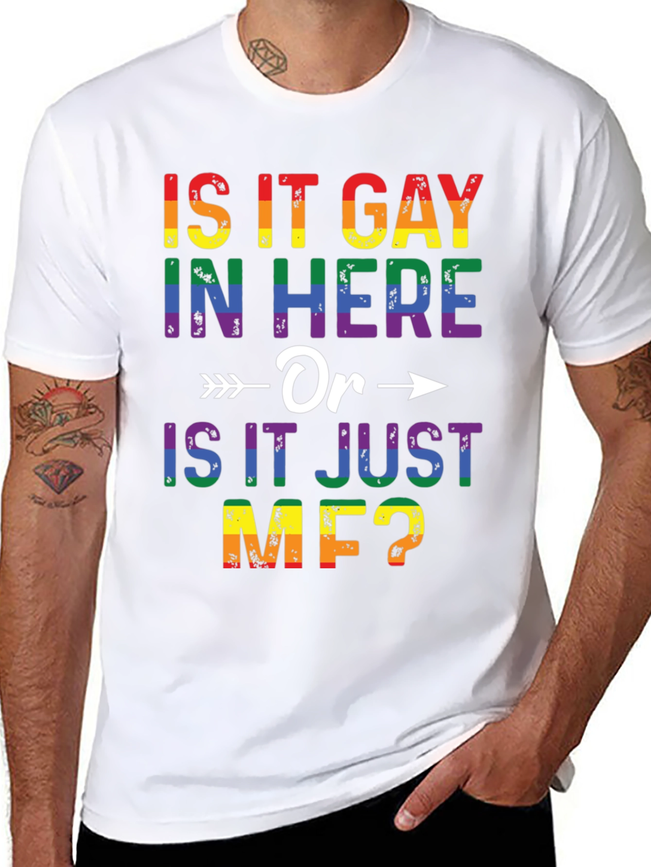 Rainbow Pride T-Shirt - Is It Gay In Here?
