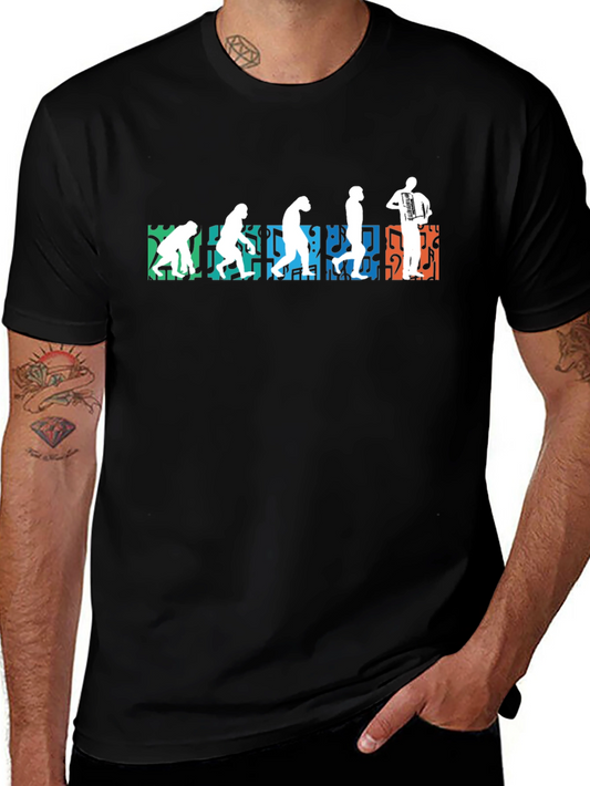 Evolution of Accordion T-Shirt