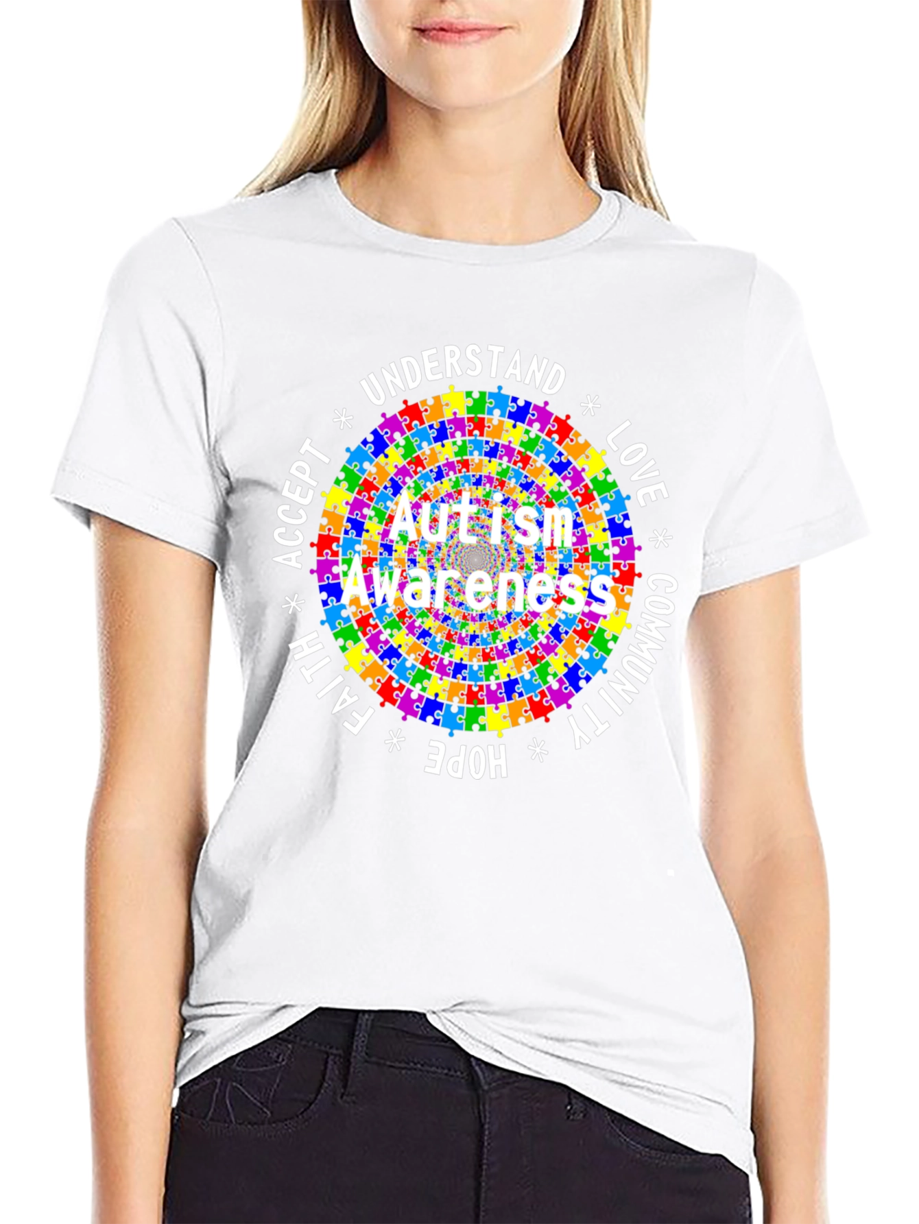 Autism Awareness T-Shirt: Understand Love Hope