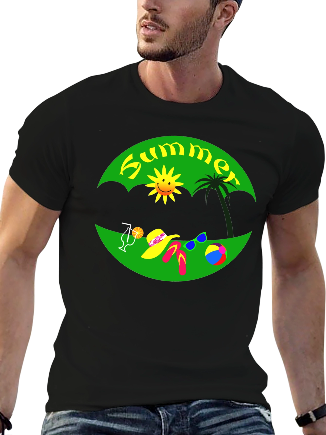 Summer Beach T-Shirt: Fun in the Sun Design