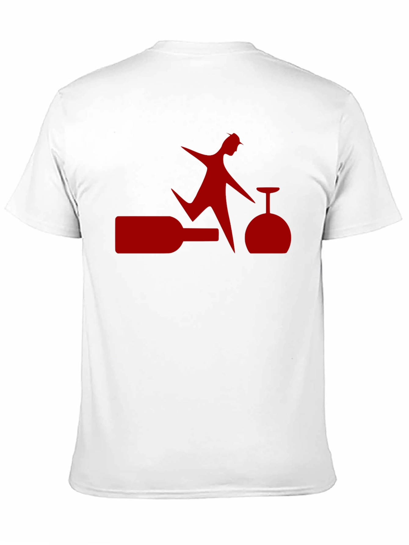 Novelty Wine Lover Graphic T-Shirt