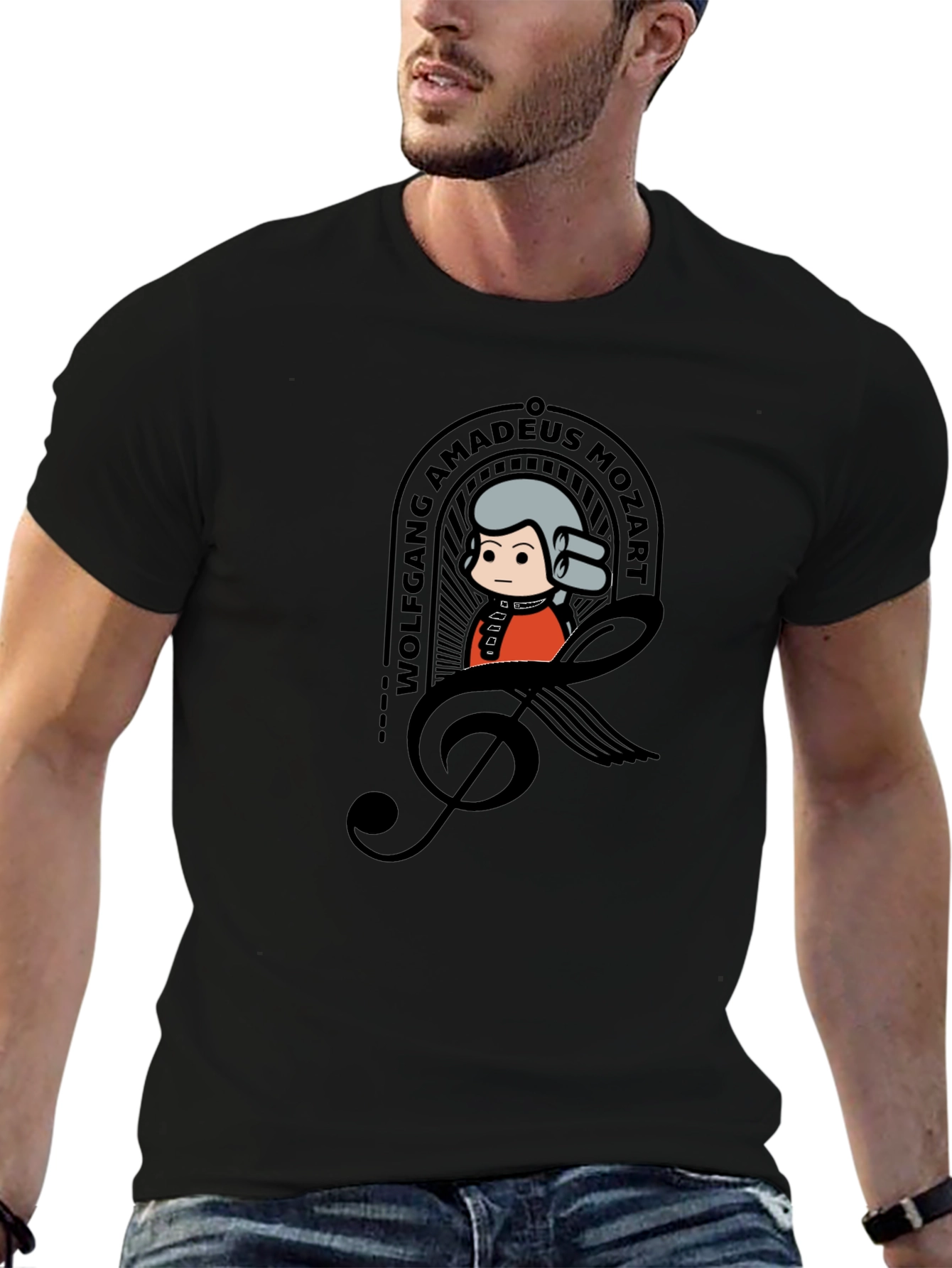 Wolfgang Amadeus Mozart Music T-Shirt