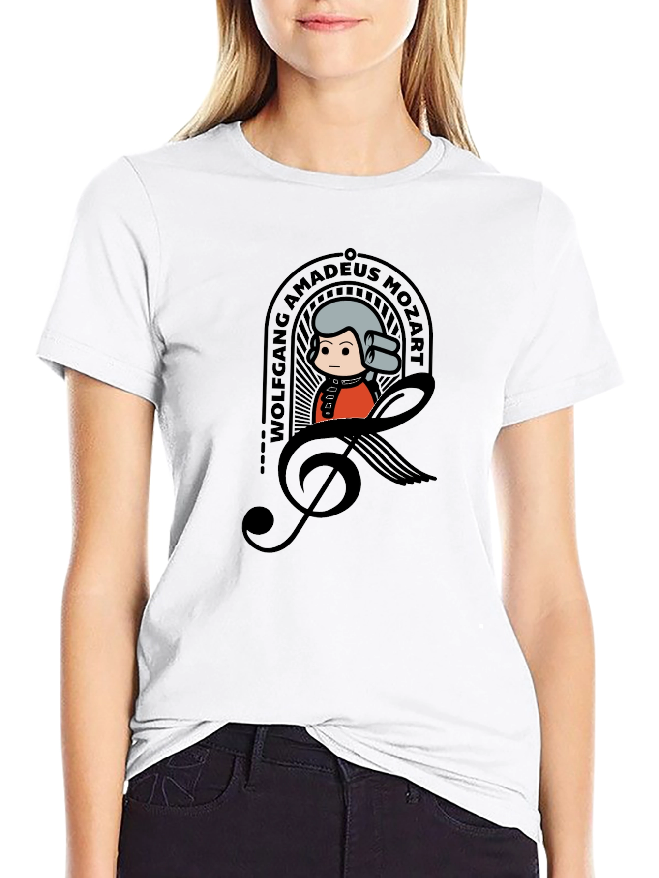 Wolfgang Amadeus Mozart Music T-Shirt
