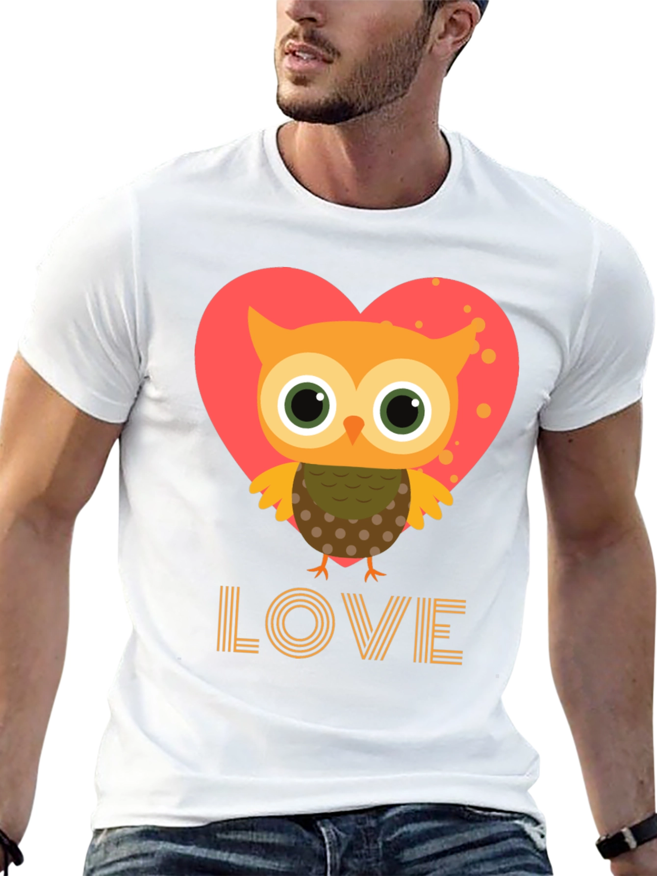 Owl Love Graphic Tee - Cute Valentines Day Shirt
