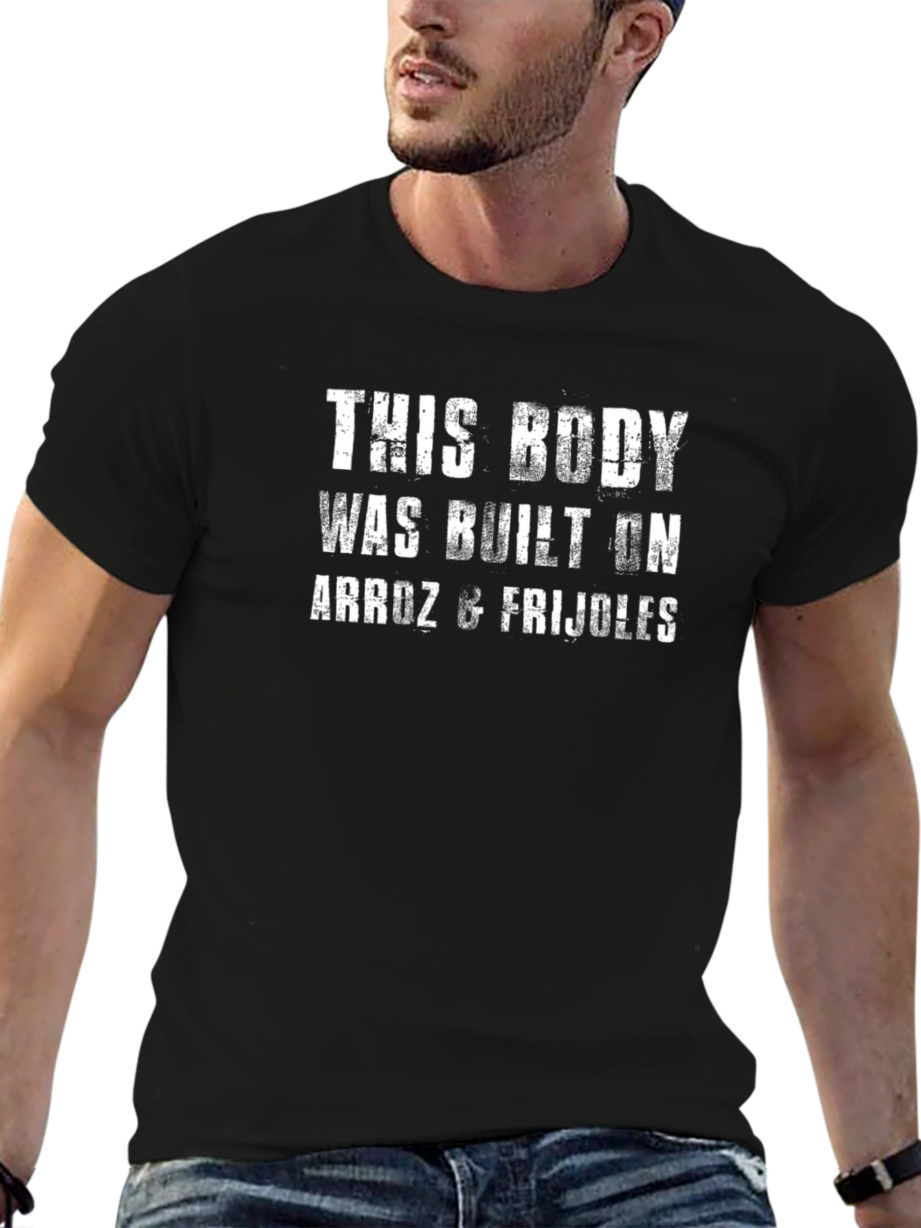 Arroz & Frijoles Bodybuilding T-Shirt