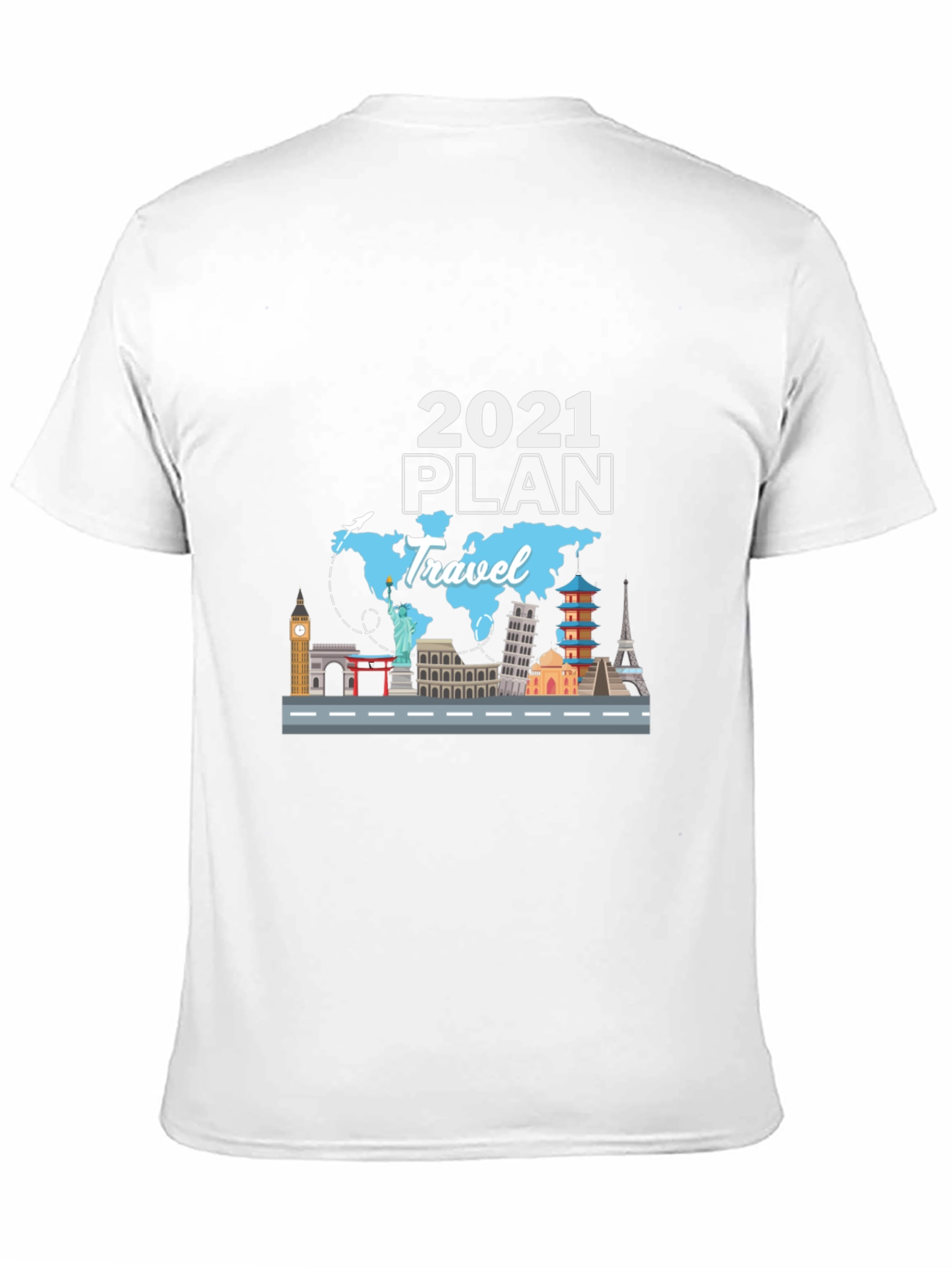 2021 Travel Plan Black T-Shirt