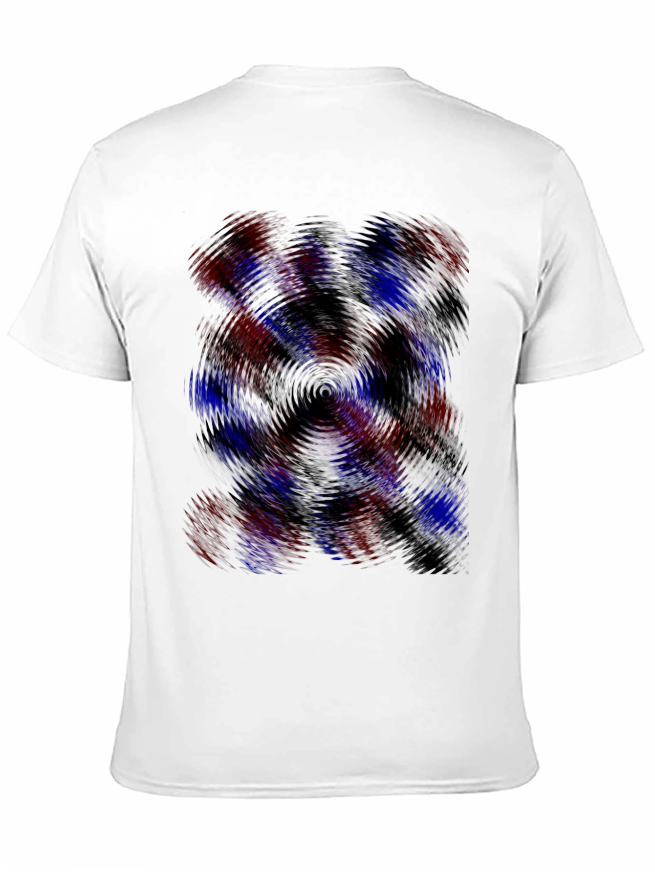 Swirl Pattern Black T-Shirt