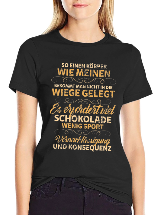 Funny Sarcastic Chocolate Lover T-Shirt