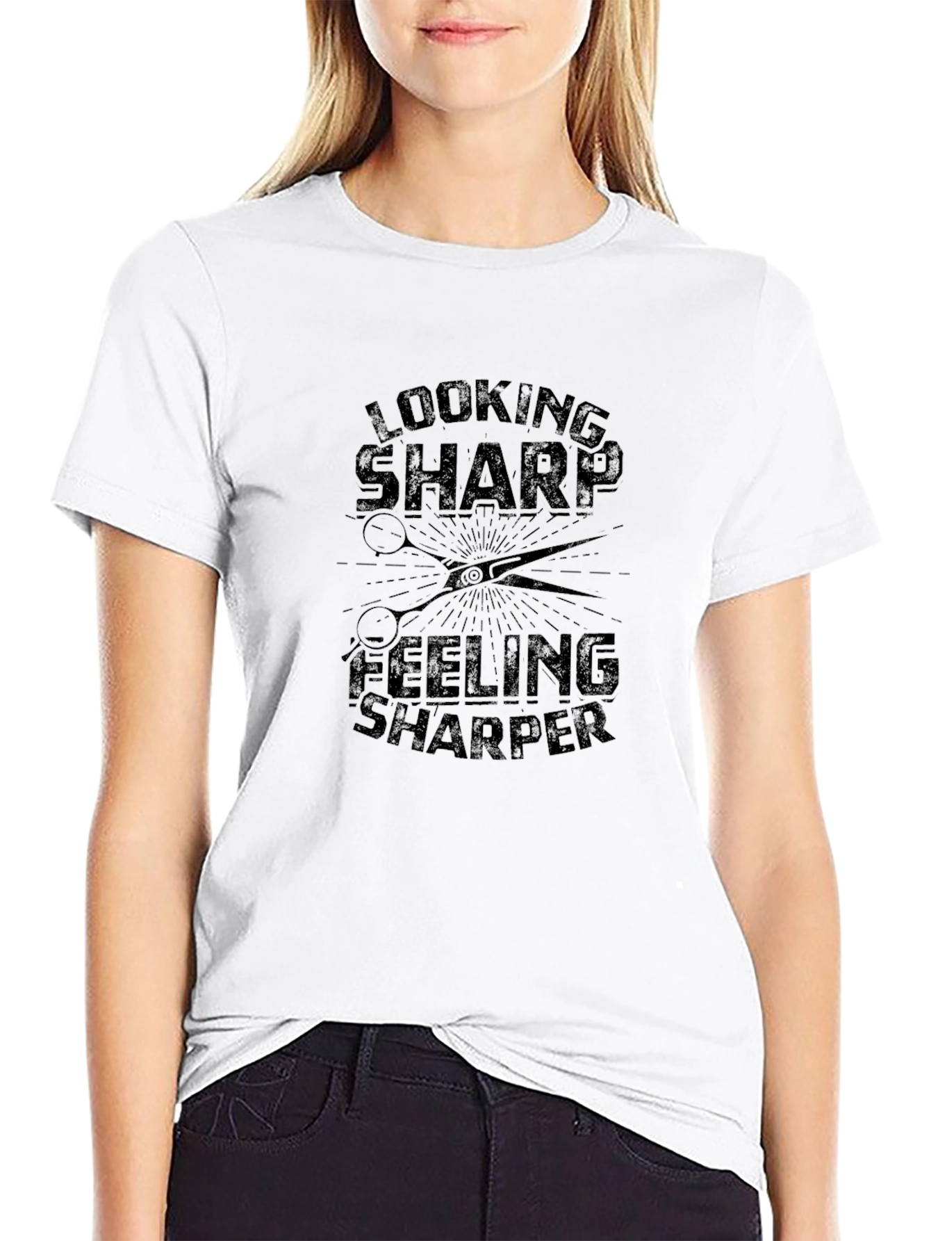 Looking Sharp Graphic Tee - Barber T-Shirt