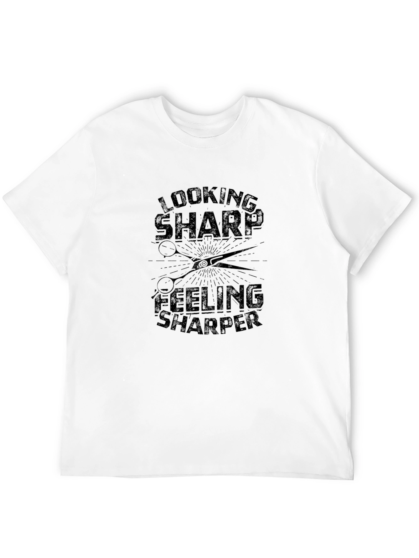 Looking Sharp Graphic Tee - Barber T-Shirt