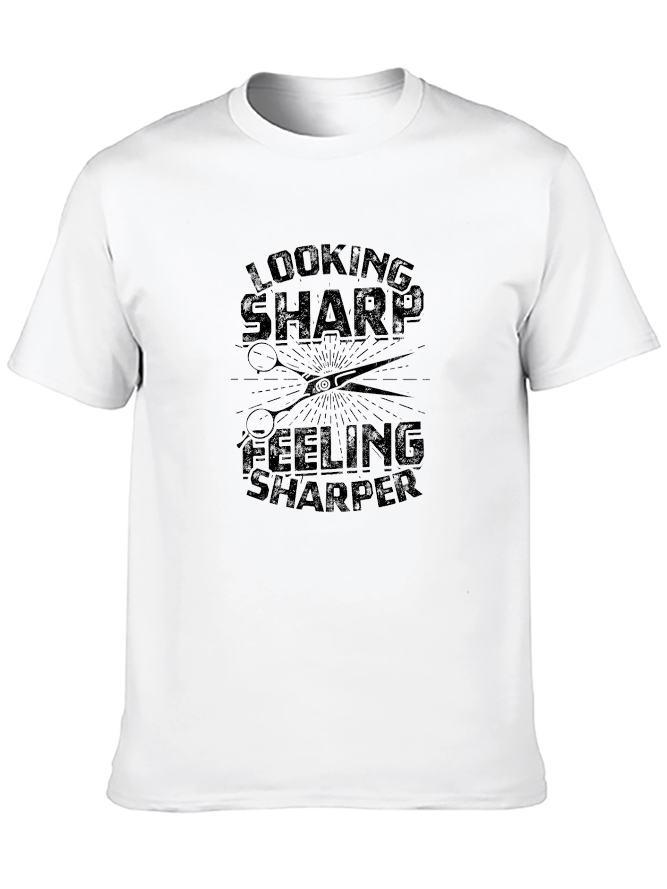Looking Sharp Graphic Tee - Barber T-Shirt