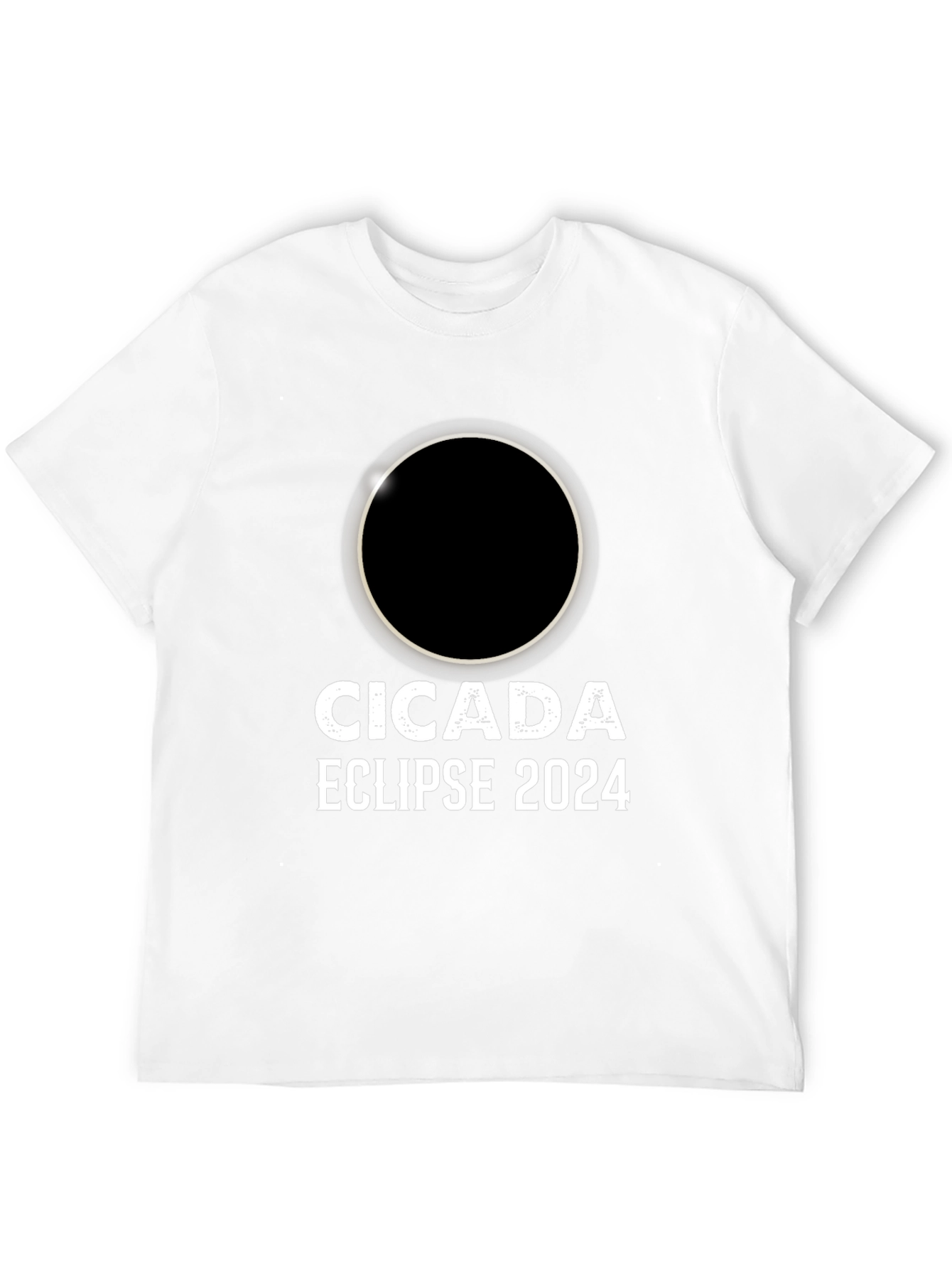 Cicada Eclipse 2024 Black T-Shirt