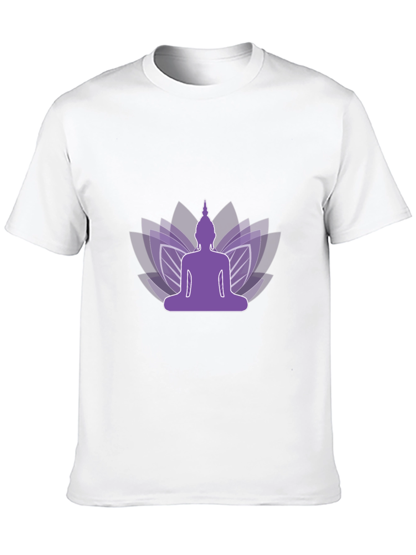 Buddha Lotus Black T-Shirt - Meditation Style