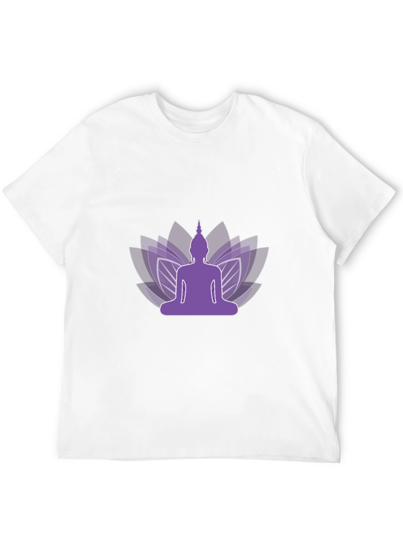 Buddha Lotus Black T-Shirt - Meditation Style