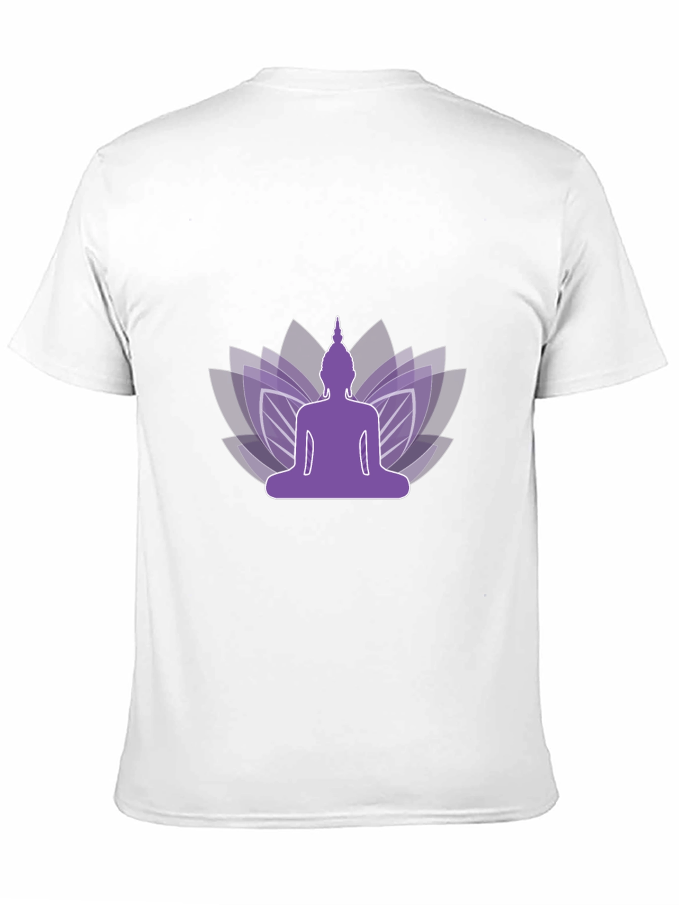 Buddha Lotus Black T-Shirt - Meditation Style