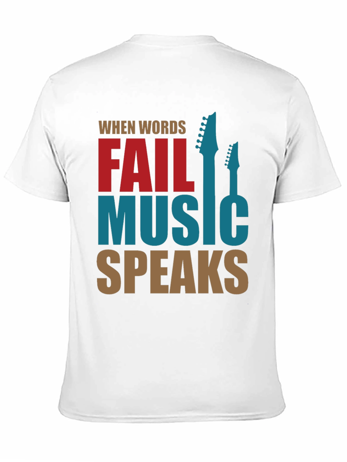 Music Speaks Graphic Tee - Stylish Musicians T-Shirt