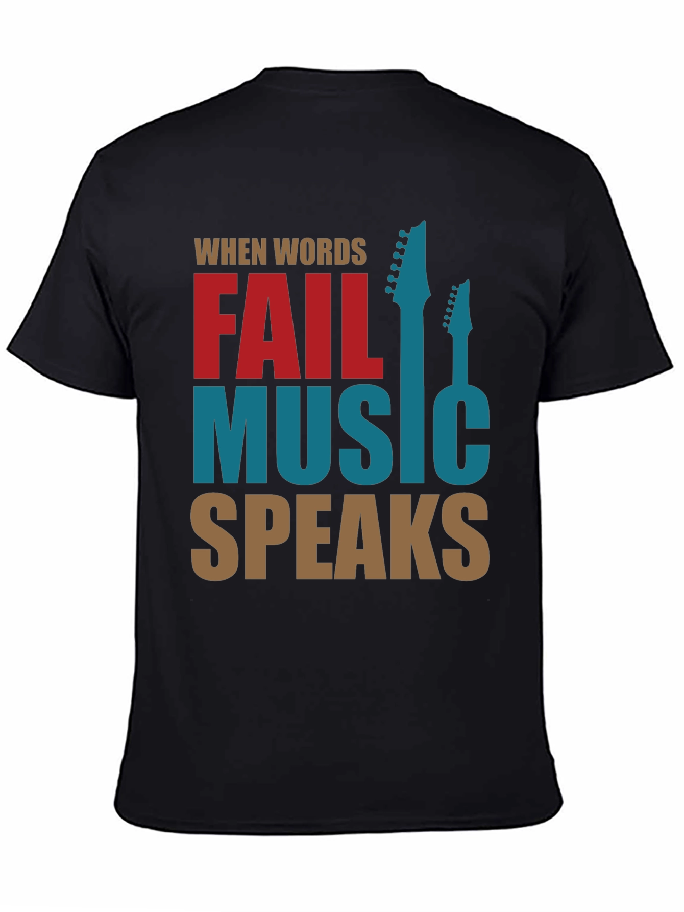 Music Speaks Graphic Tee - Stylish Musicians T-Shirt