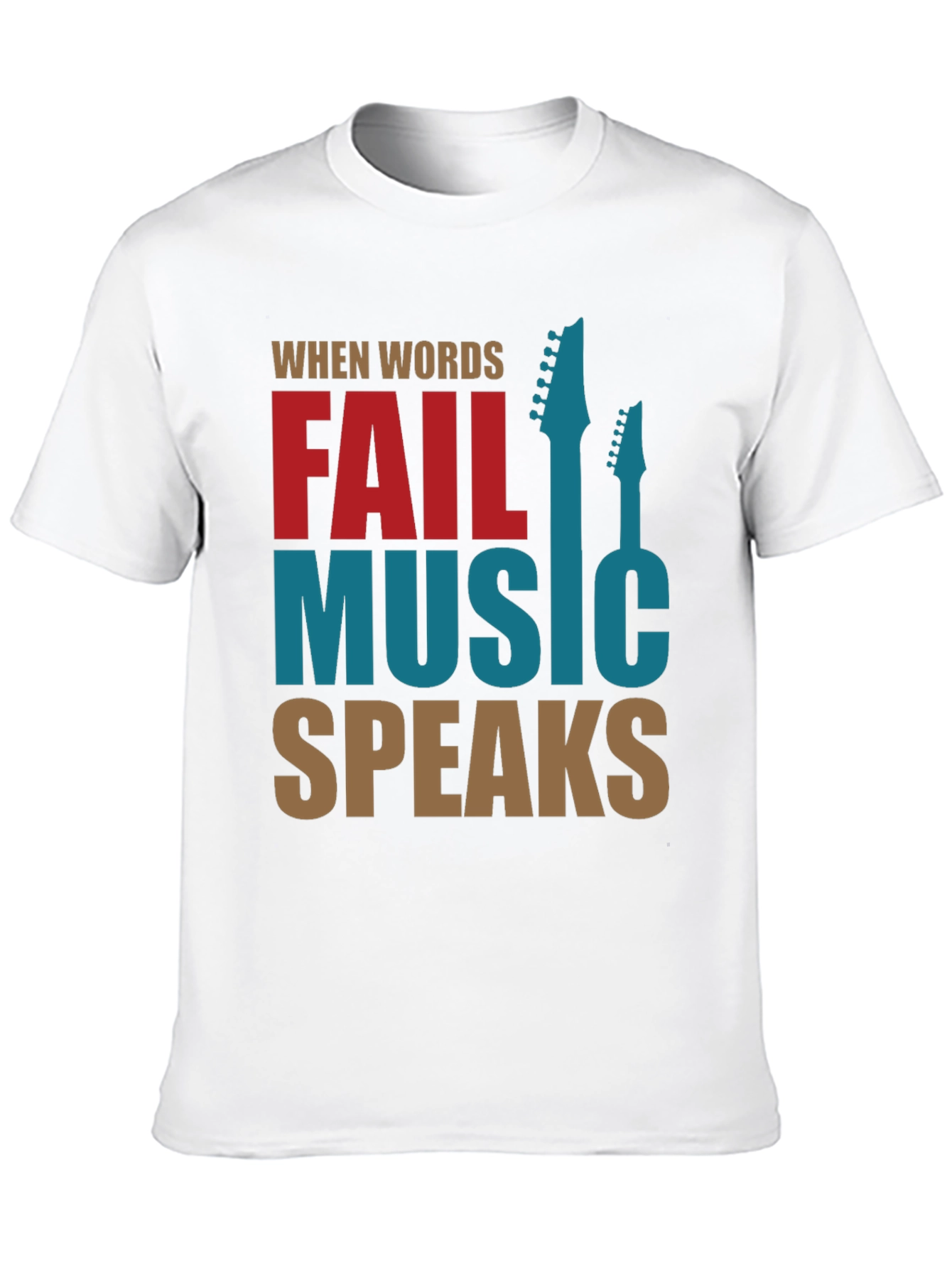 Music Speaks Graphic Tee - Stylish Musicians T-Shirt