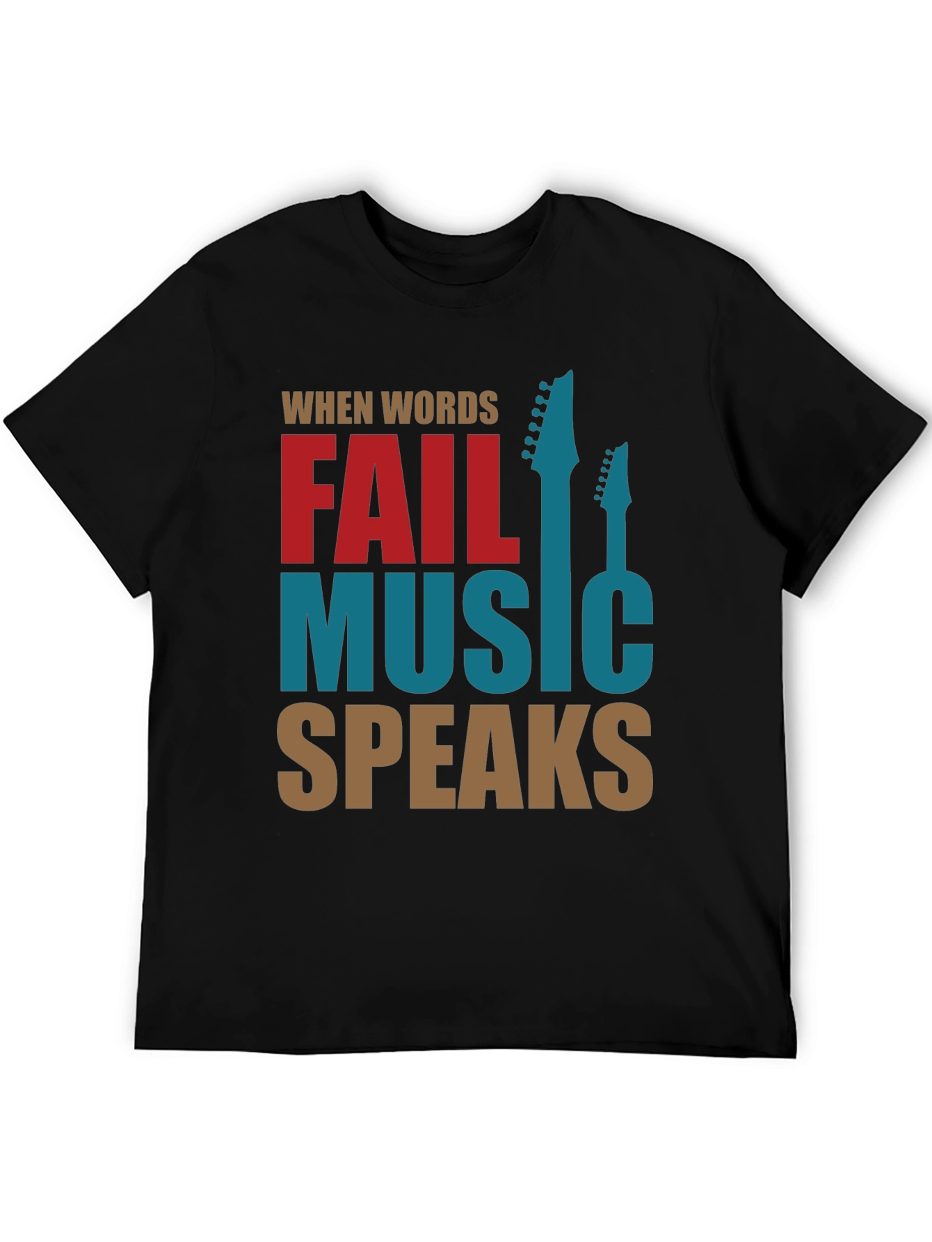 Music Speaks Graphic Tee - Stylish Musicians T-Shirt