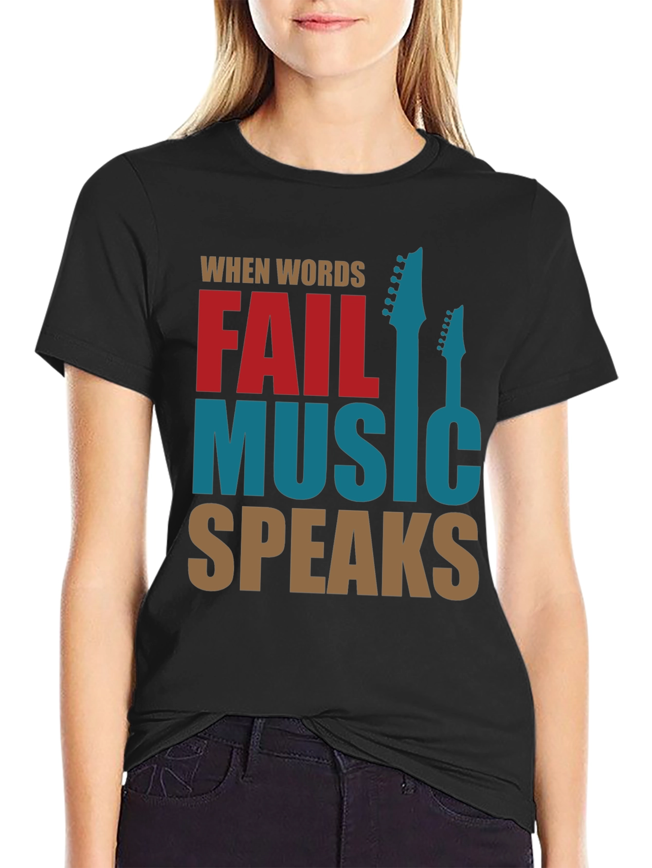 Music Speaks Graphic Tee - Stylish Musicians T-Shirt