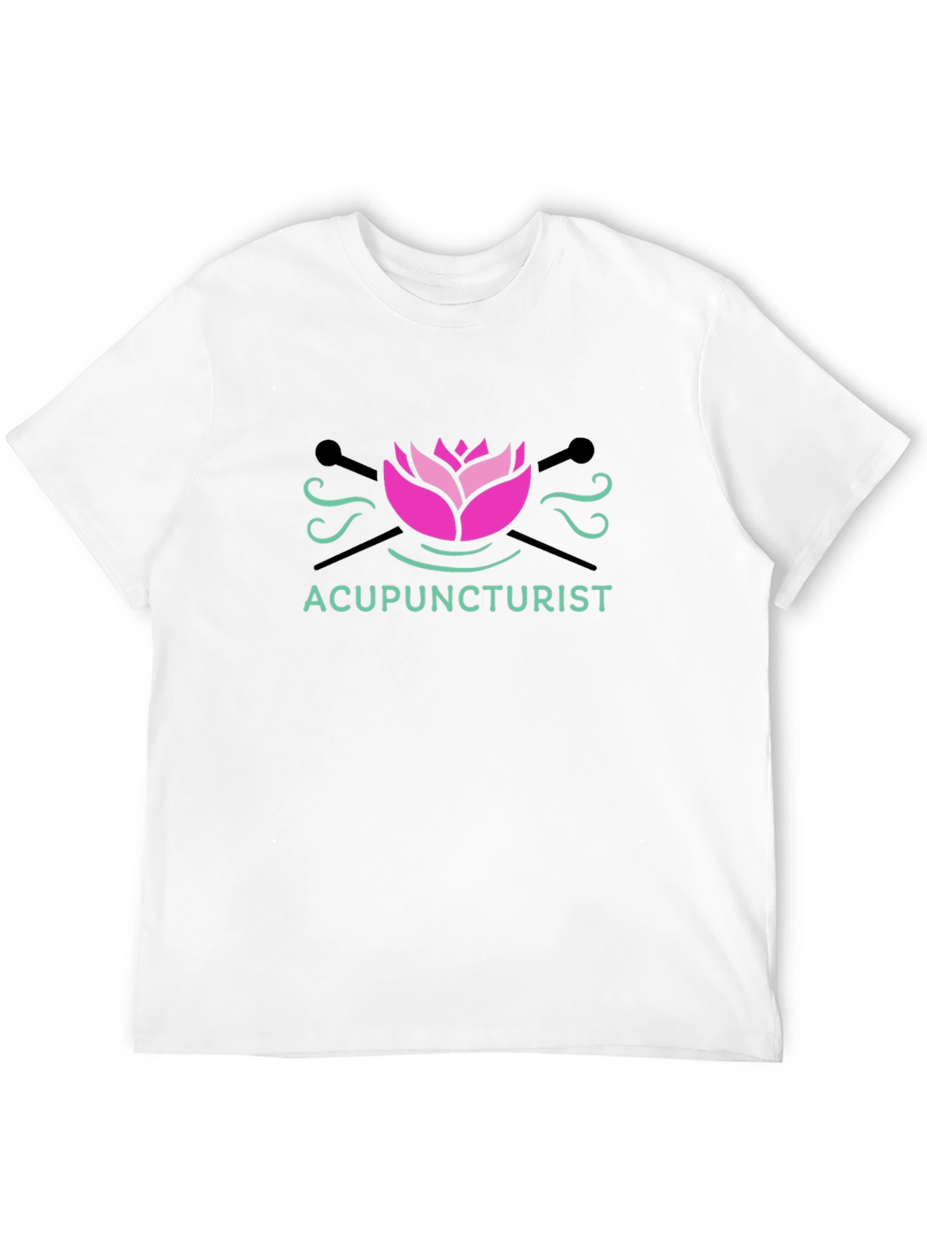 Acupuncturist Lotus Graphic T-Shirt