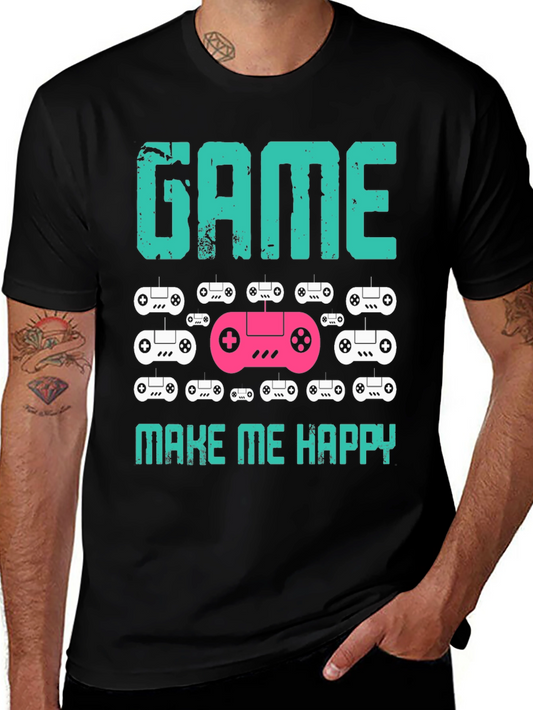 Game Make Me Happy T-Shirt Gamer Gift