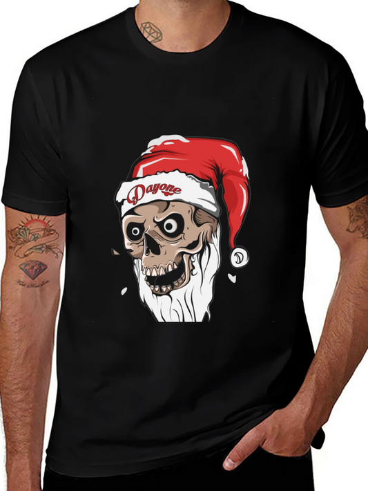 Dayone Skeleton Santa T-Shirt - Graphic Tee