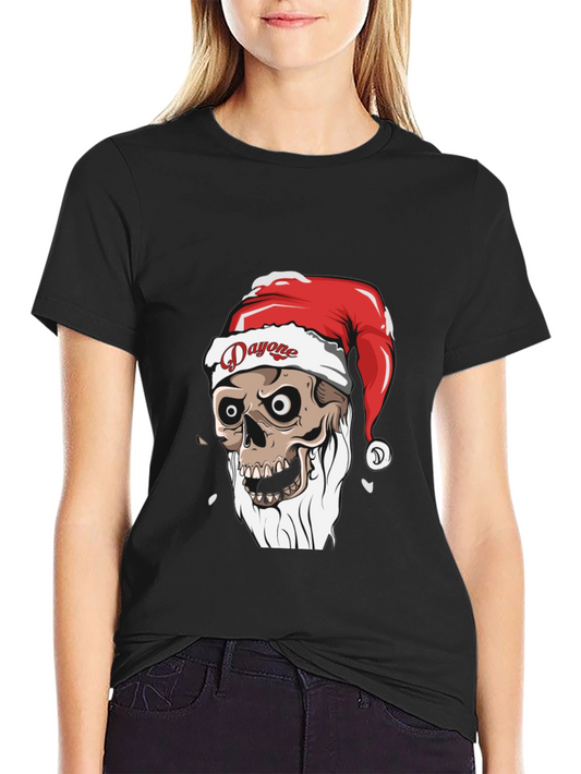Dayone Skeleton Santa T-Shirt - Graphic Tee