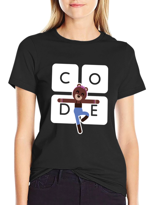 Cute Bear Code T-Shirt - Programmer Tee