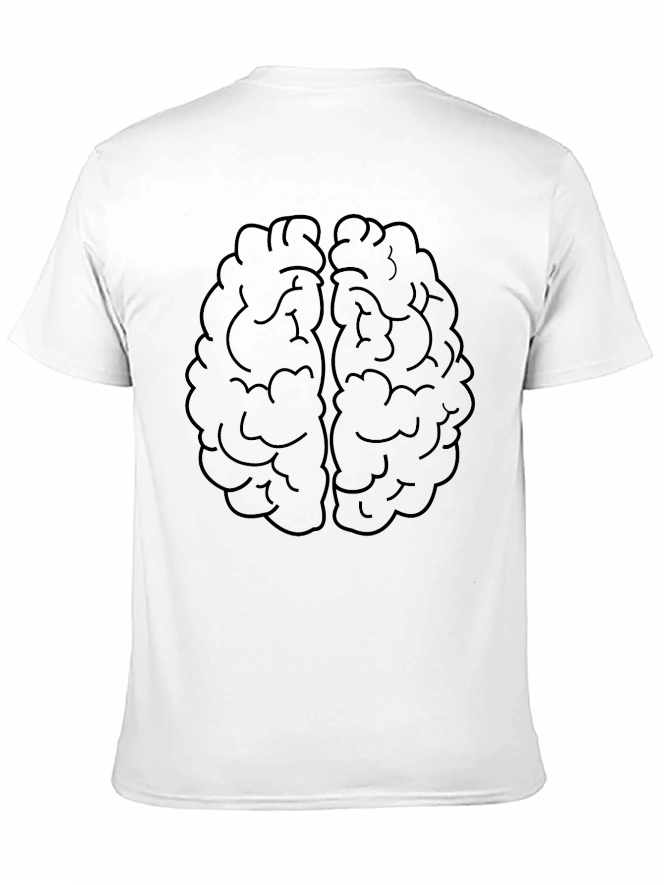 Brain Graphic T-Shirt - Mens Black Tee