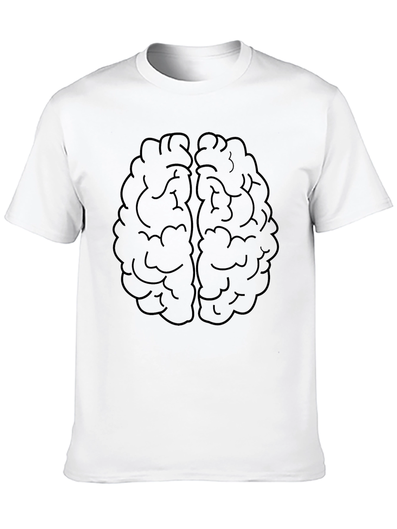 Brain Graphic T-Shirt - Mens Black Tee