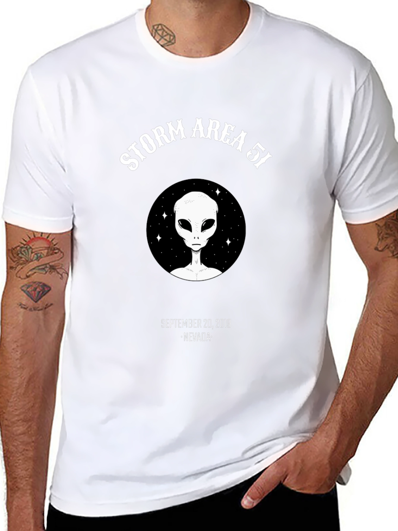 Storm Area 51 Alien Graphic Tee