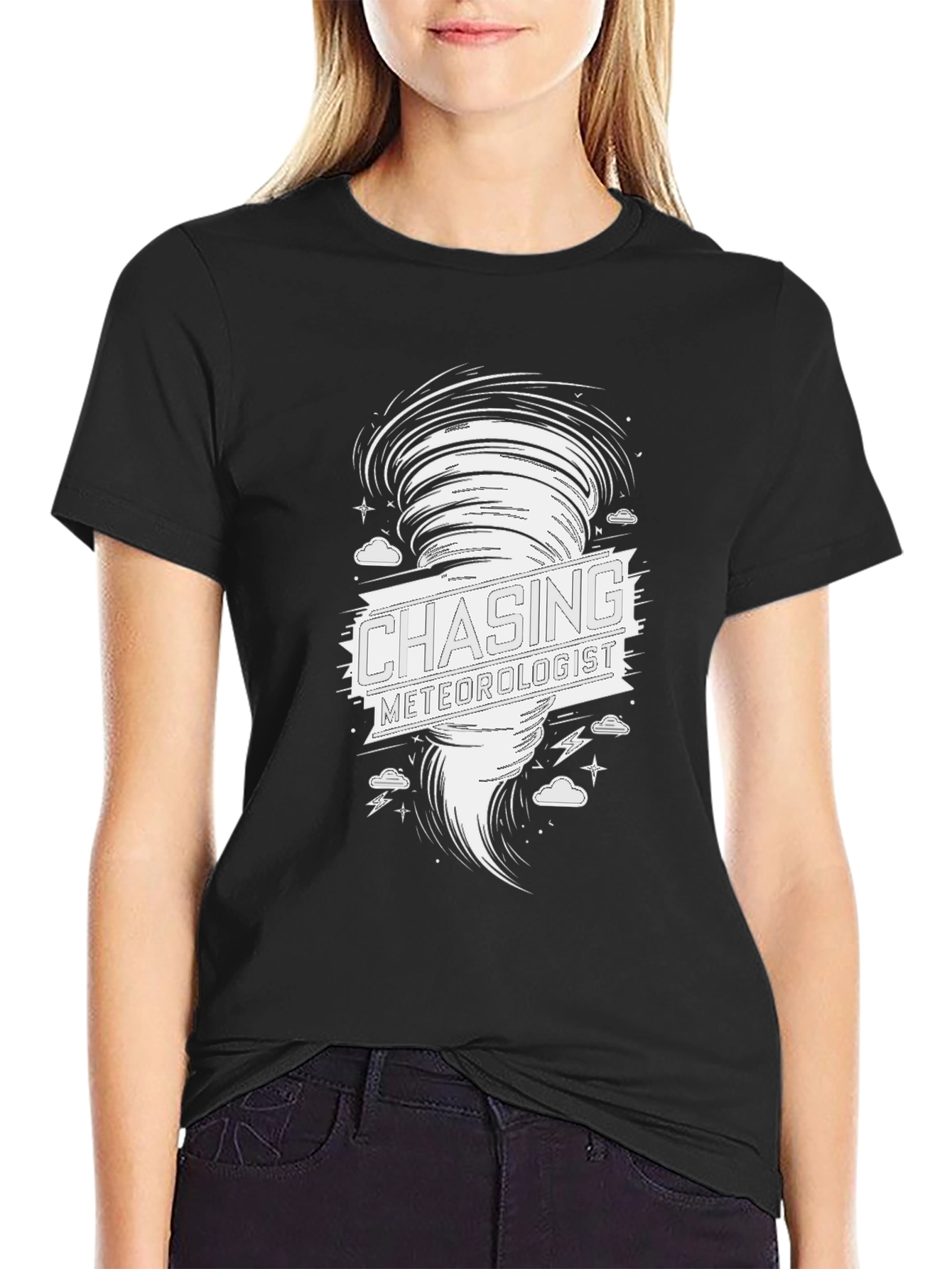 Chasing Meteorologist Graphic T-Shirt