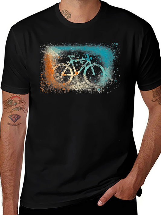 Bicycle Graphic Black T-Shirt