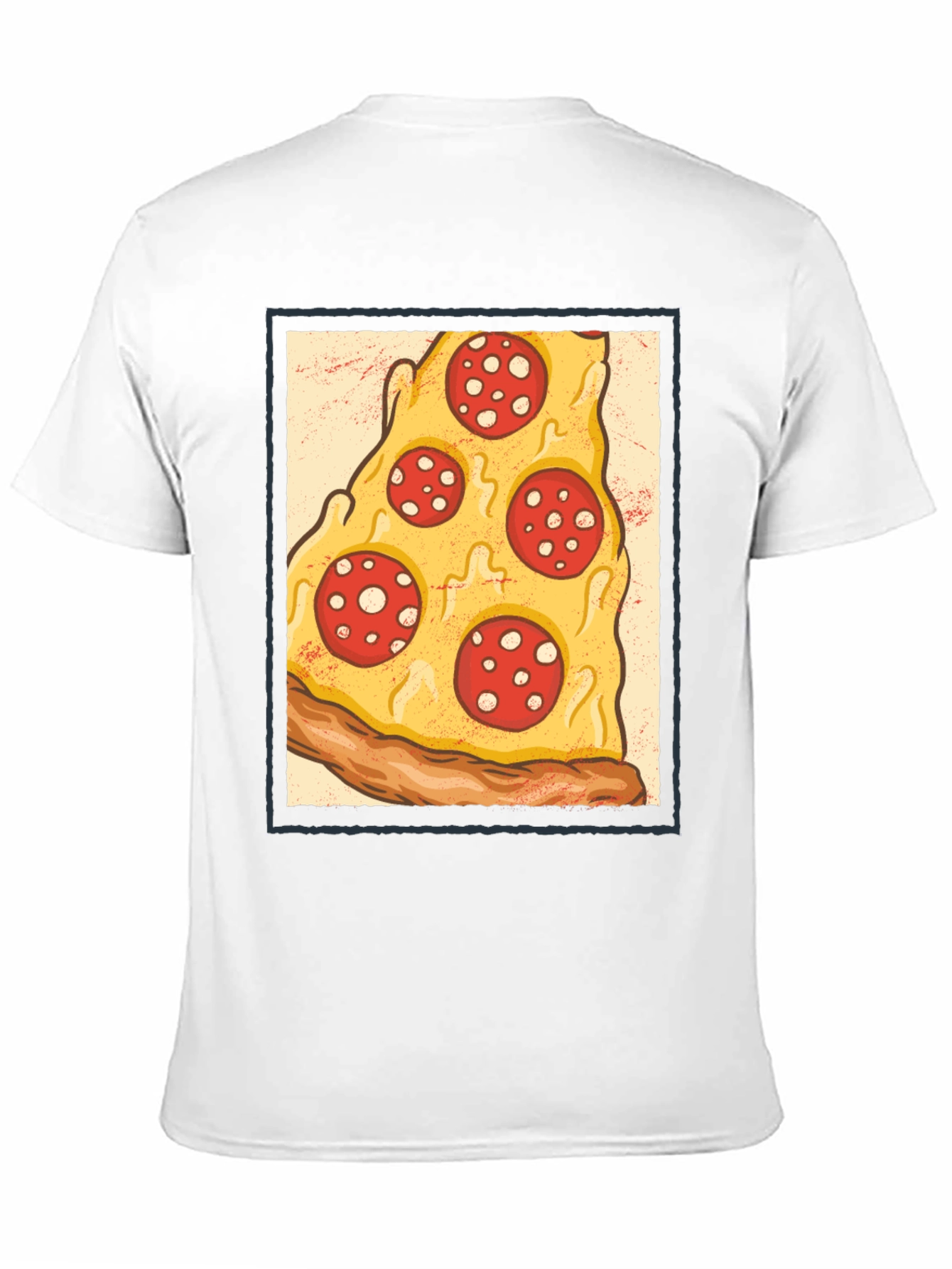 Pizza Slice Graphic Tee - Casual Cotton T-Shirt