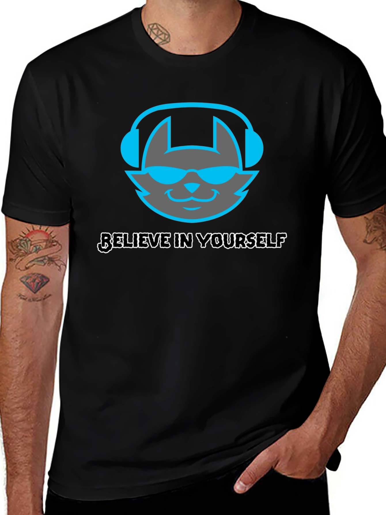 Believe in Yourself Cat T-Shirt