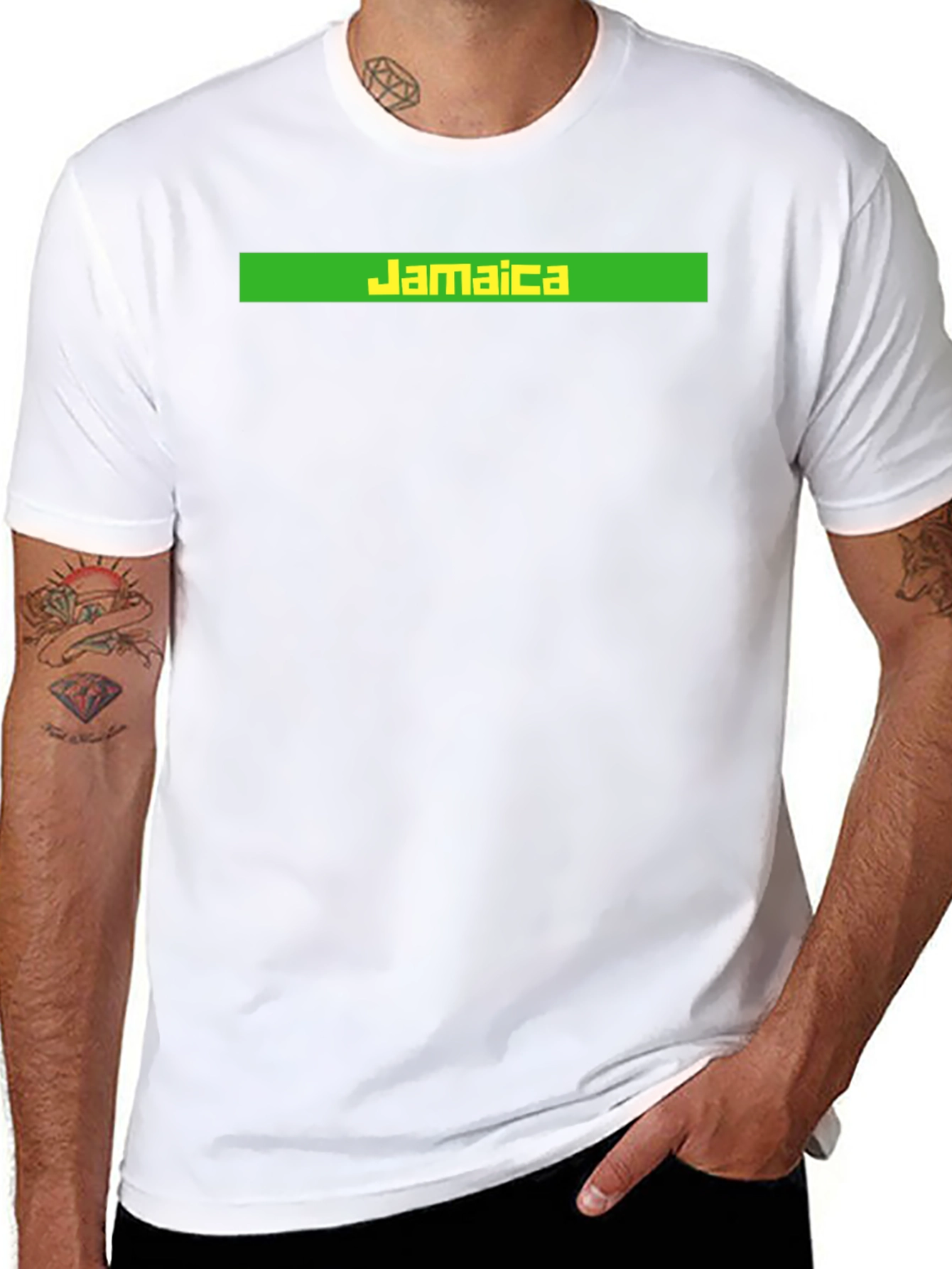 Jamaica Graphic T-Shirt - Black