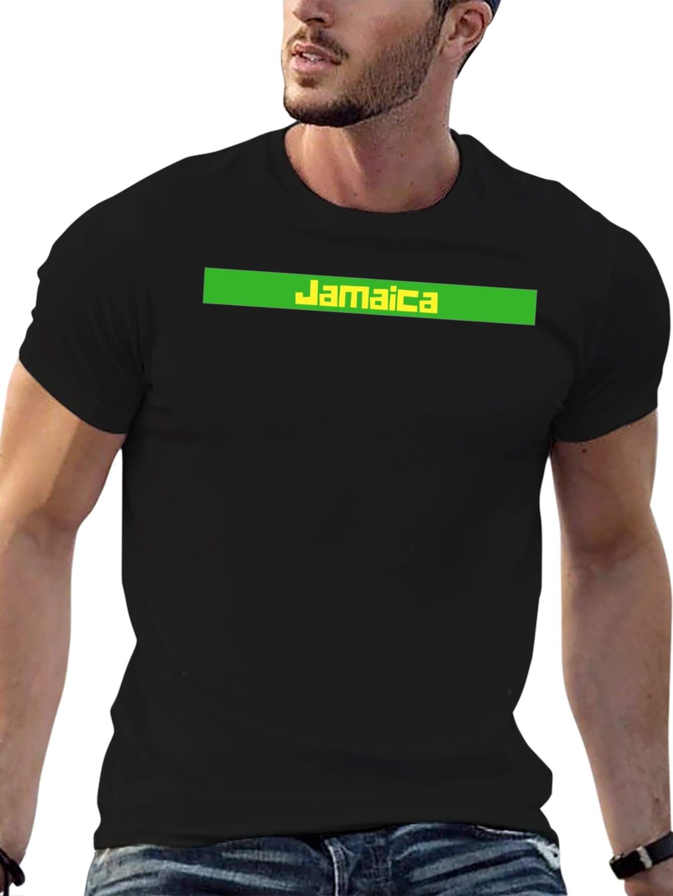 Jamaica Graphic T-Shirt - Black