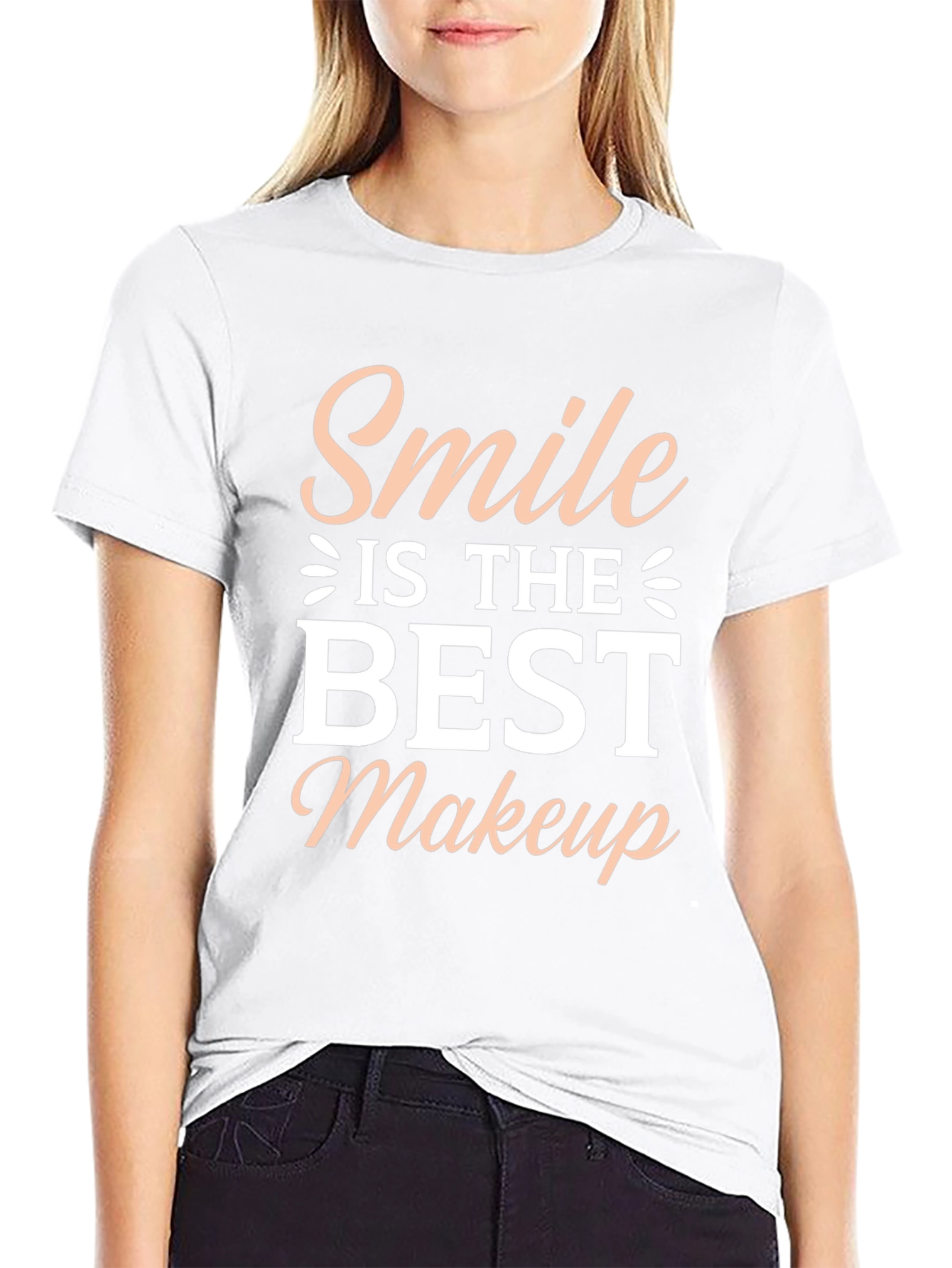 Smile is the Best Makeup - Graphic T-Shirt