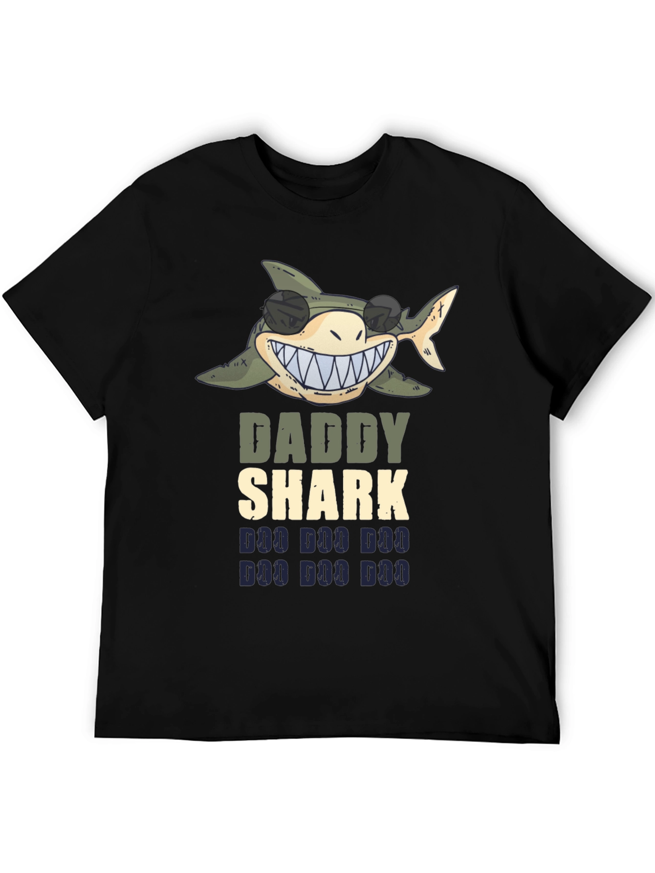 Daddy Shark Graphic Tee - Fun Dad Shirt