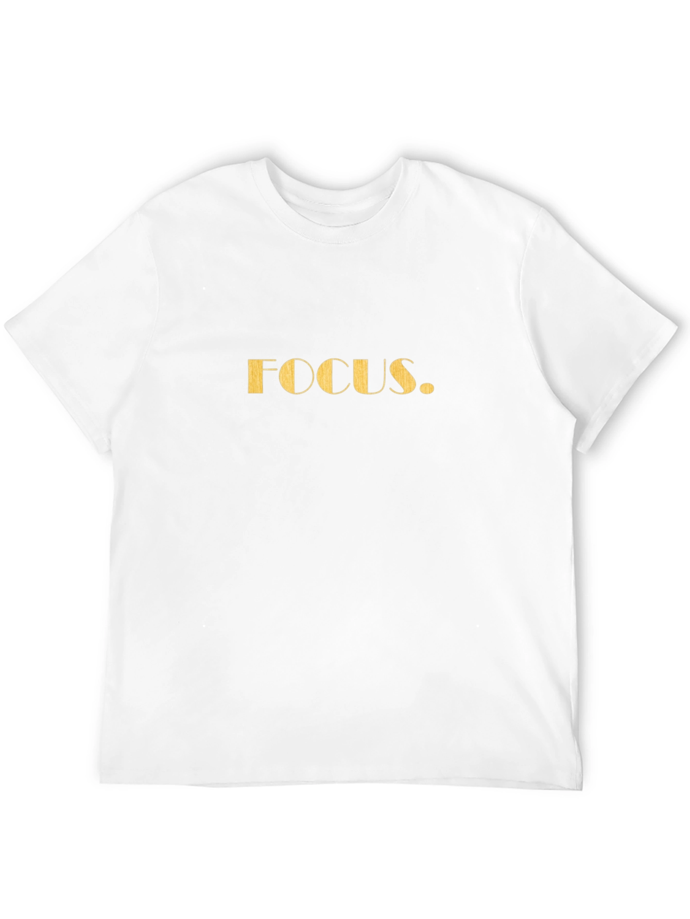 Focus T-Shirt - Black Crew Neck Tee