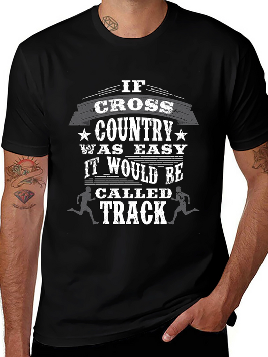 Cross Country Running T-Shirt Funny Track Tee