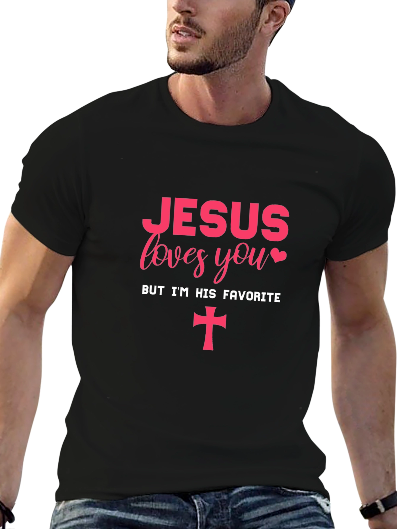 Jesus Loves You Graphic Tee - Christian Apparel