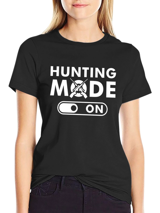 Hunting Mode ON Black T-Shirt