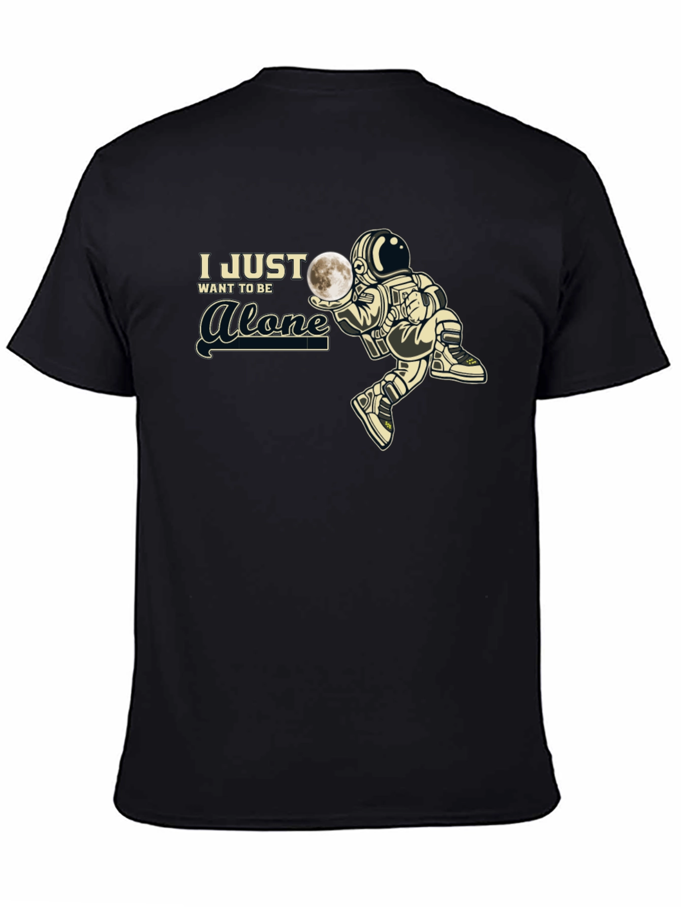 Alone Astronaut Graphic T-Shirt